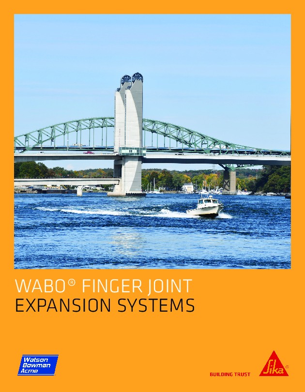 Wabo Finger Joint Expansion Joint Systems Cover