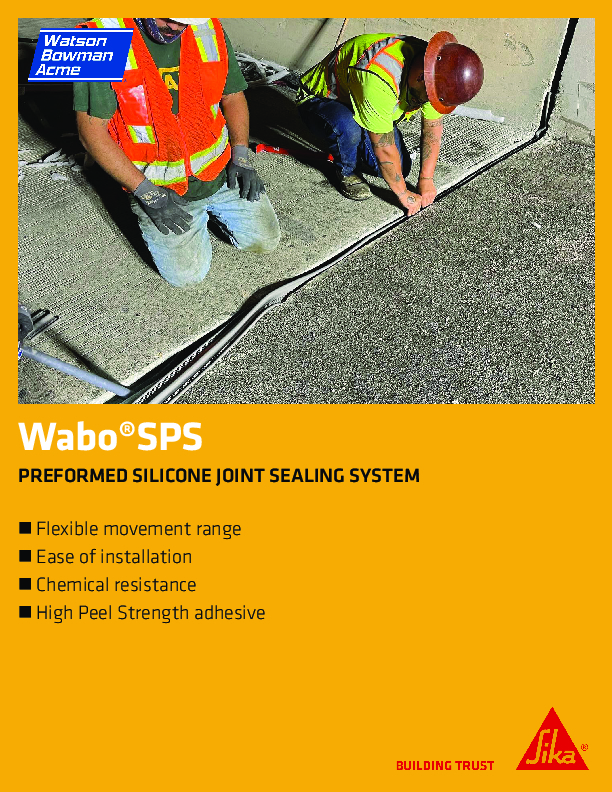 Wabo SPS Fact Sheet Cover